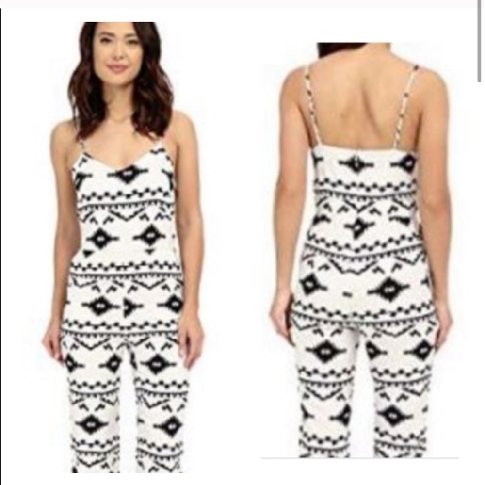 BB Dakota Aztec Print Jumpsuit NWOT 0